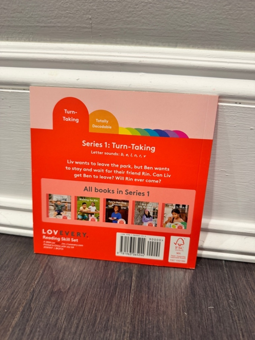 NWOT Lovevery "Waiting for Rin" Paperback Picture Book Learn to Read Skill Set - Picture 2 of 4